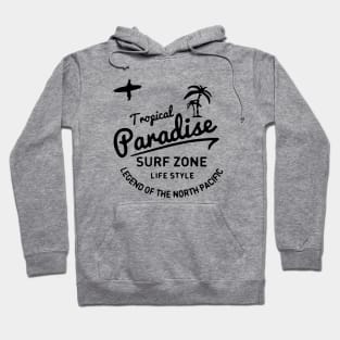 Tropical paradise surf Hoodie